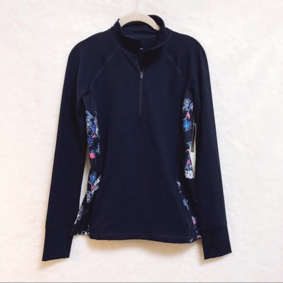 Gap Fit Flower Pattern Colorblock Print Jacket - Picture 1 of 8